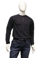 K6HS - Long Sleeve FR Henley Shirt